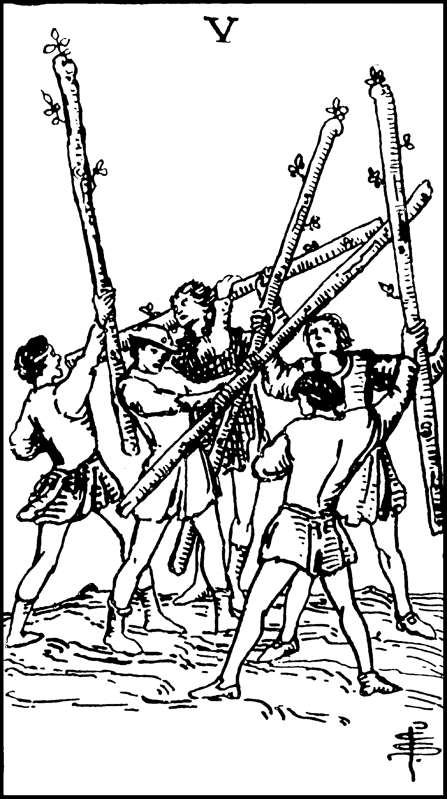 Five of Wands