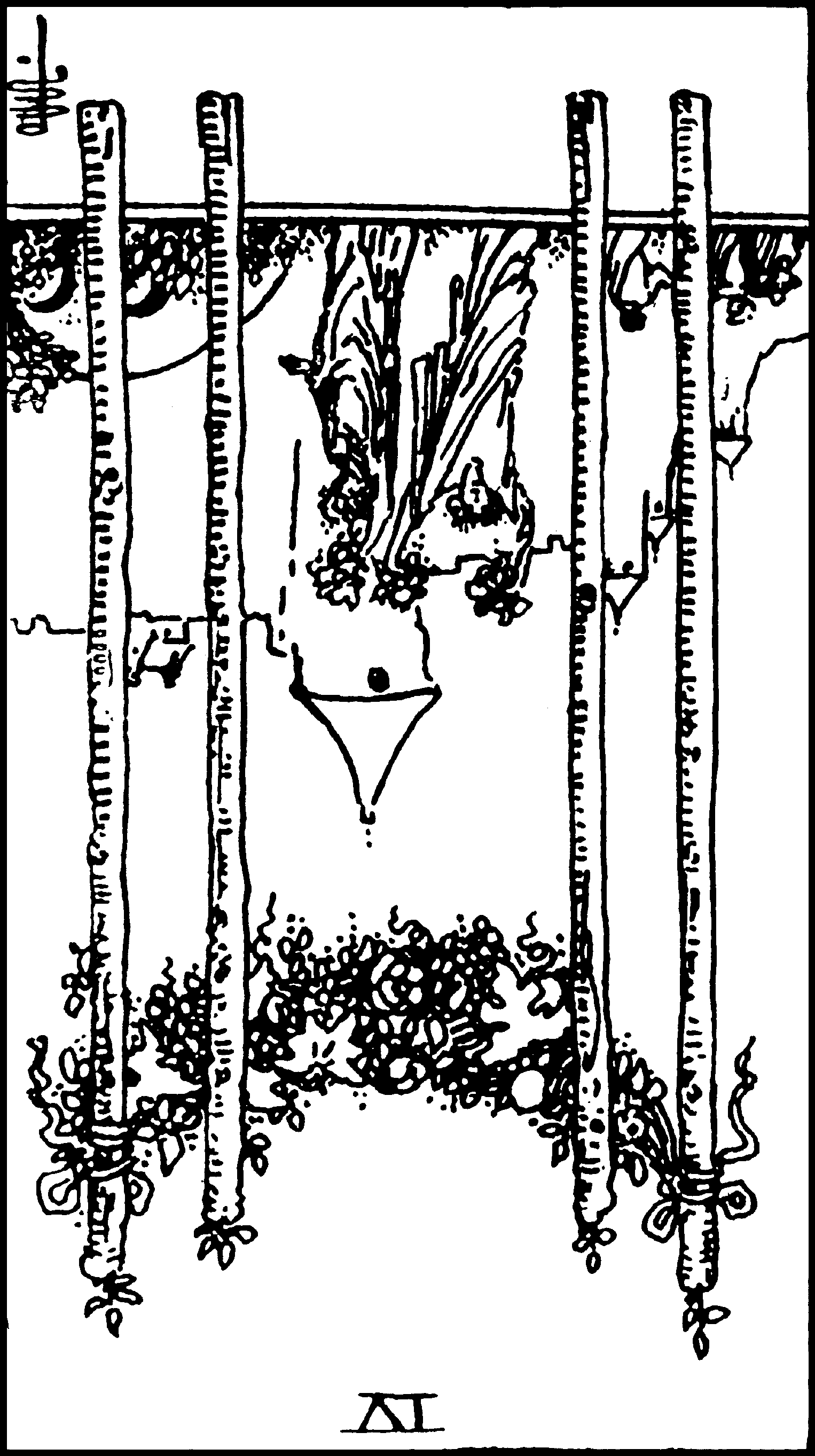 Four of Wands (reversed)