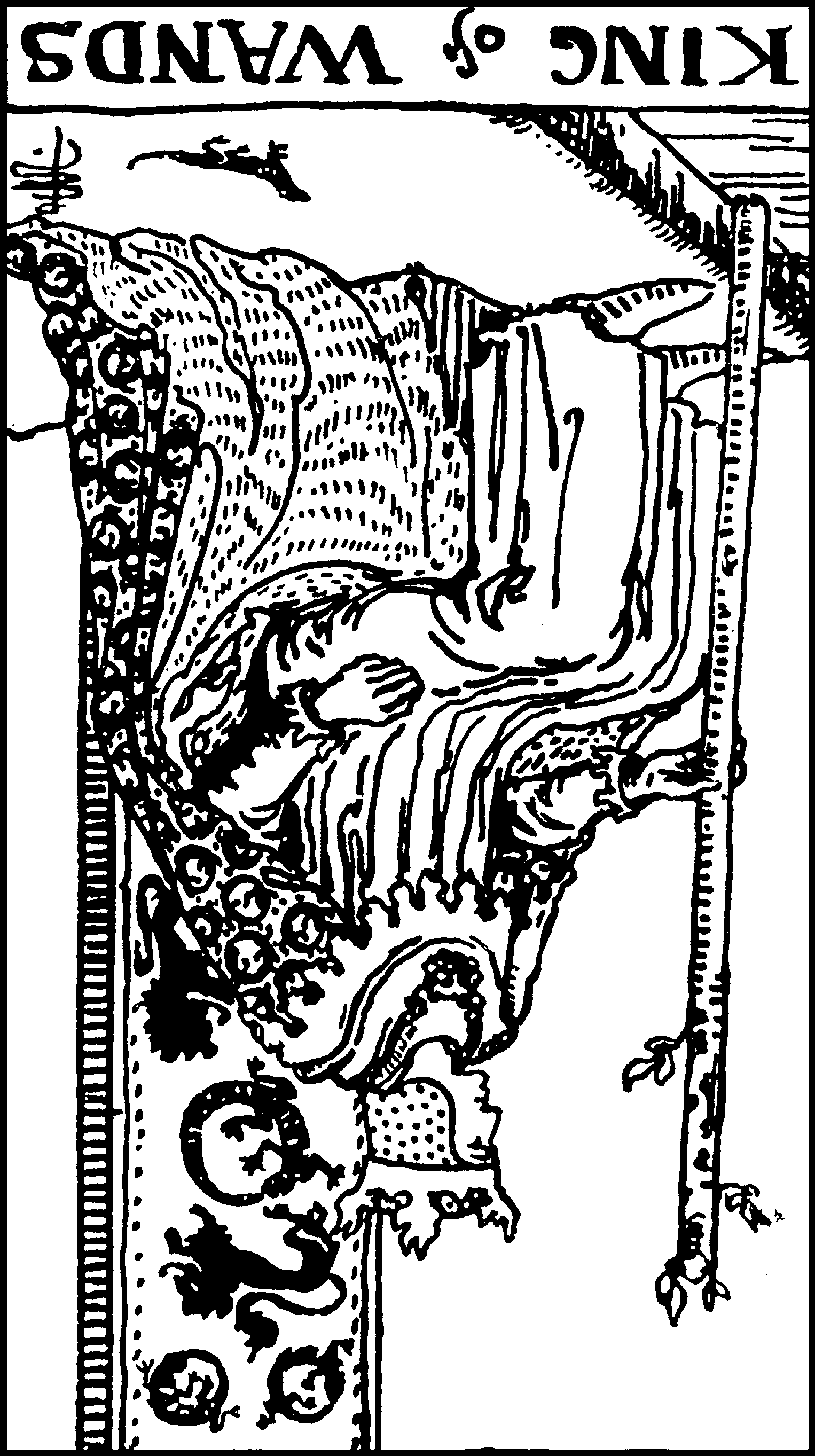King of Wands (reversed)