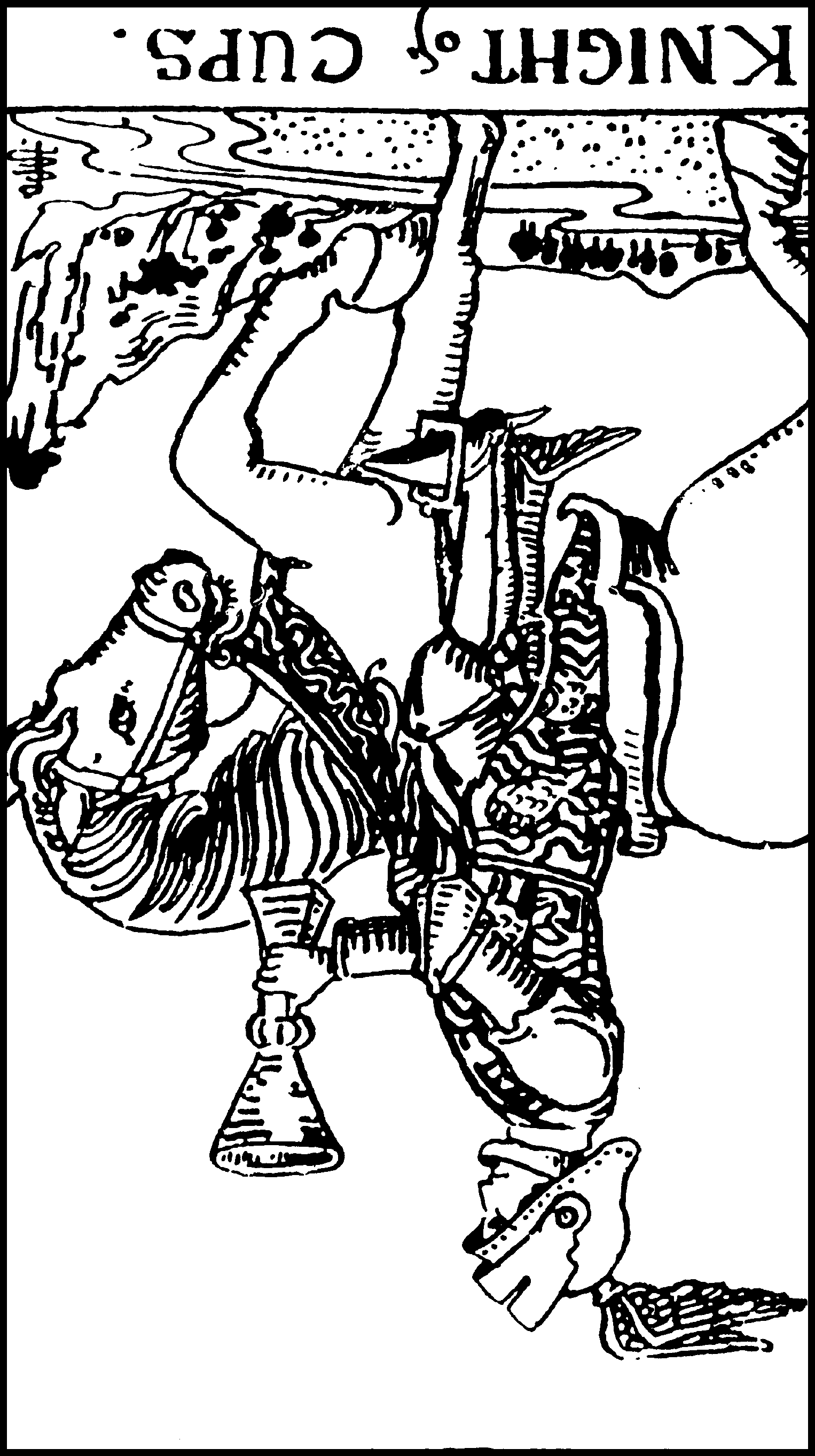 Knight of Cups (reversed)