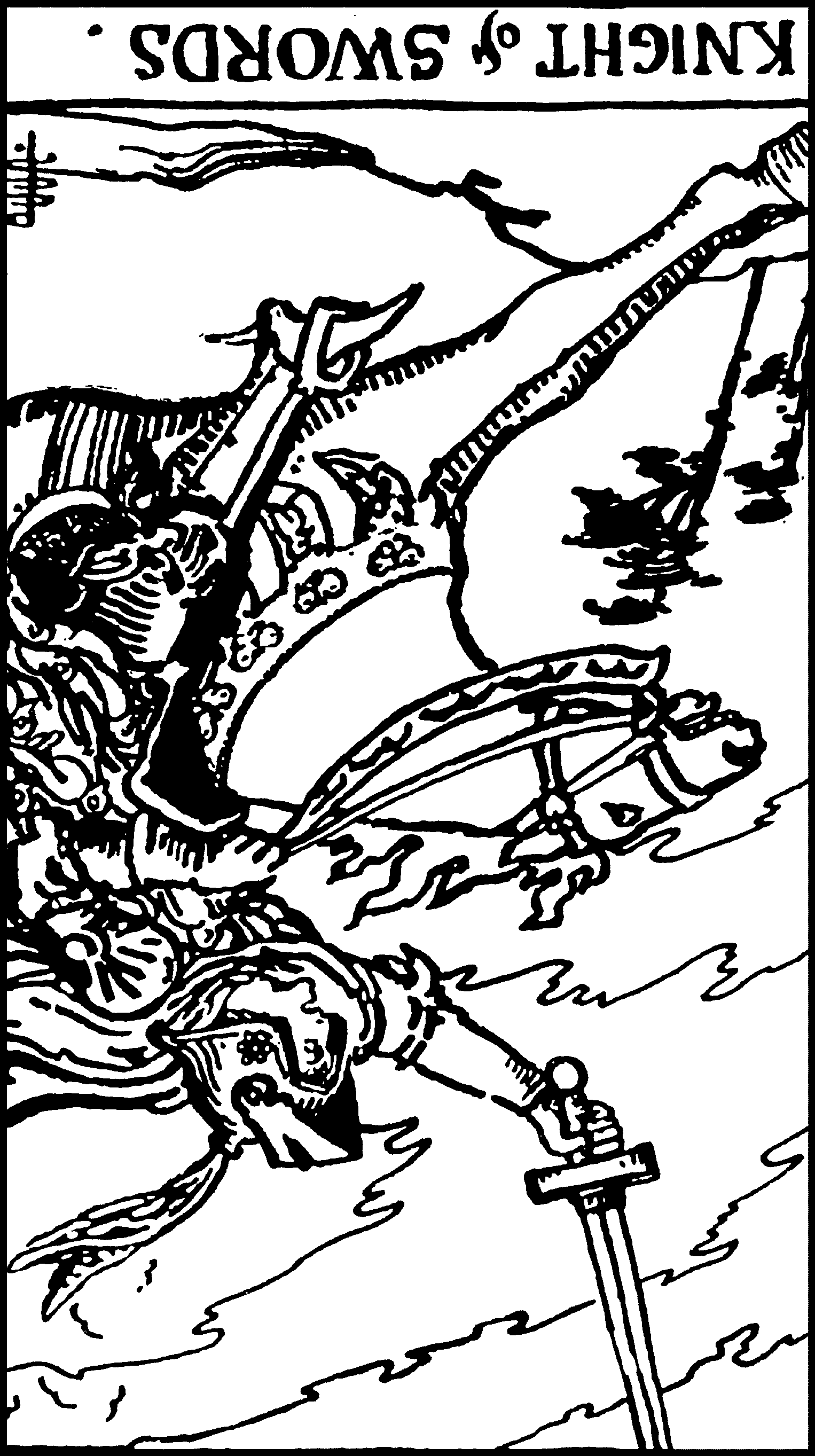 Knight of Swords (reversed)