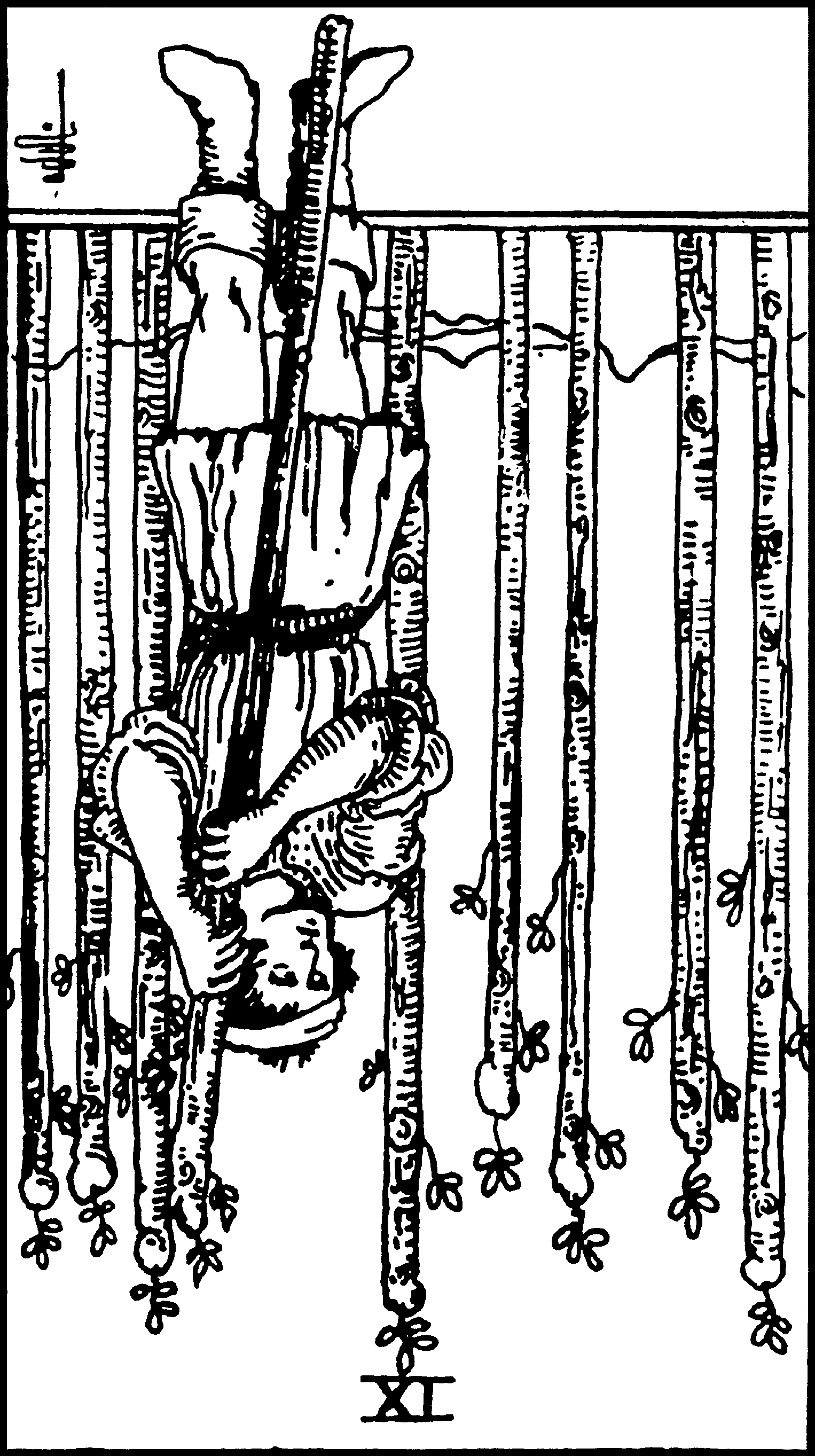 Nine of Wands (reversed)