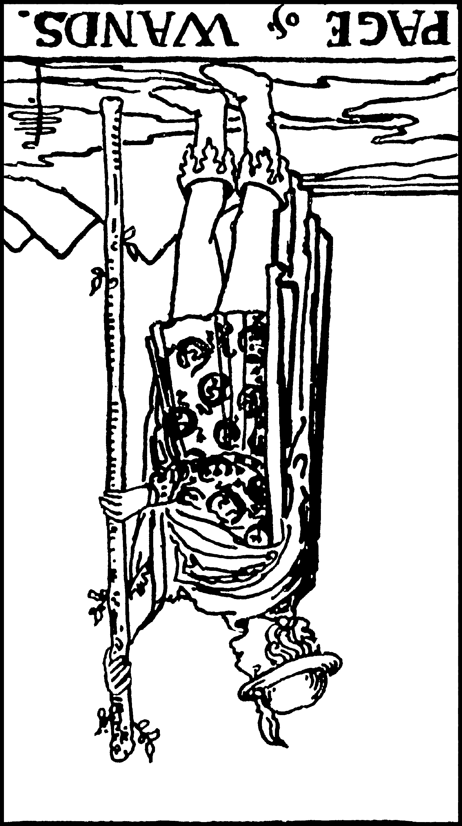 Page of Wands (reversed)