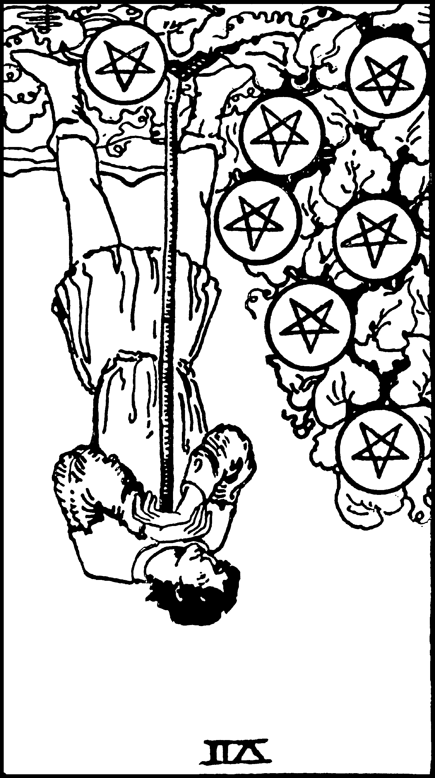 Seven of Pentacles (reversed)