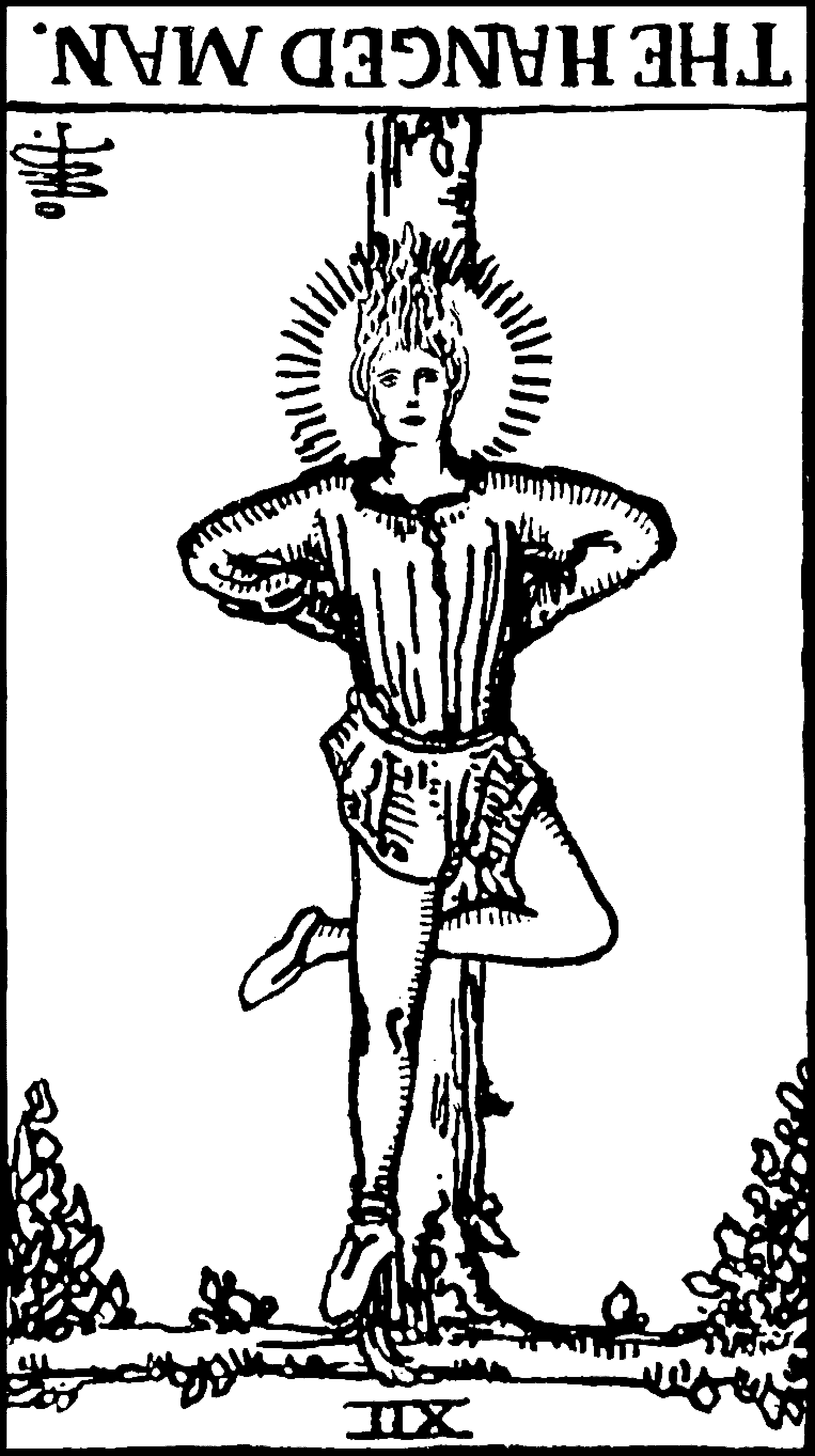 The Hanged Man (reversed)
