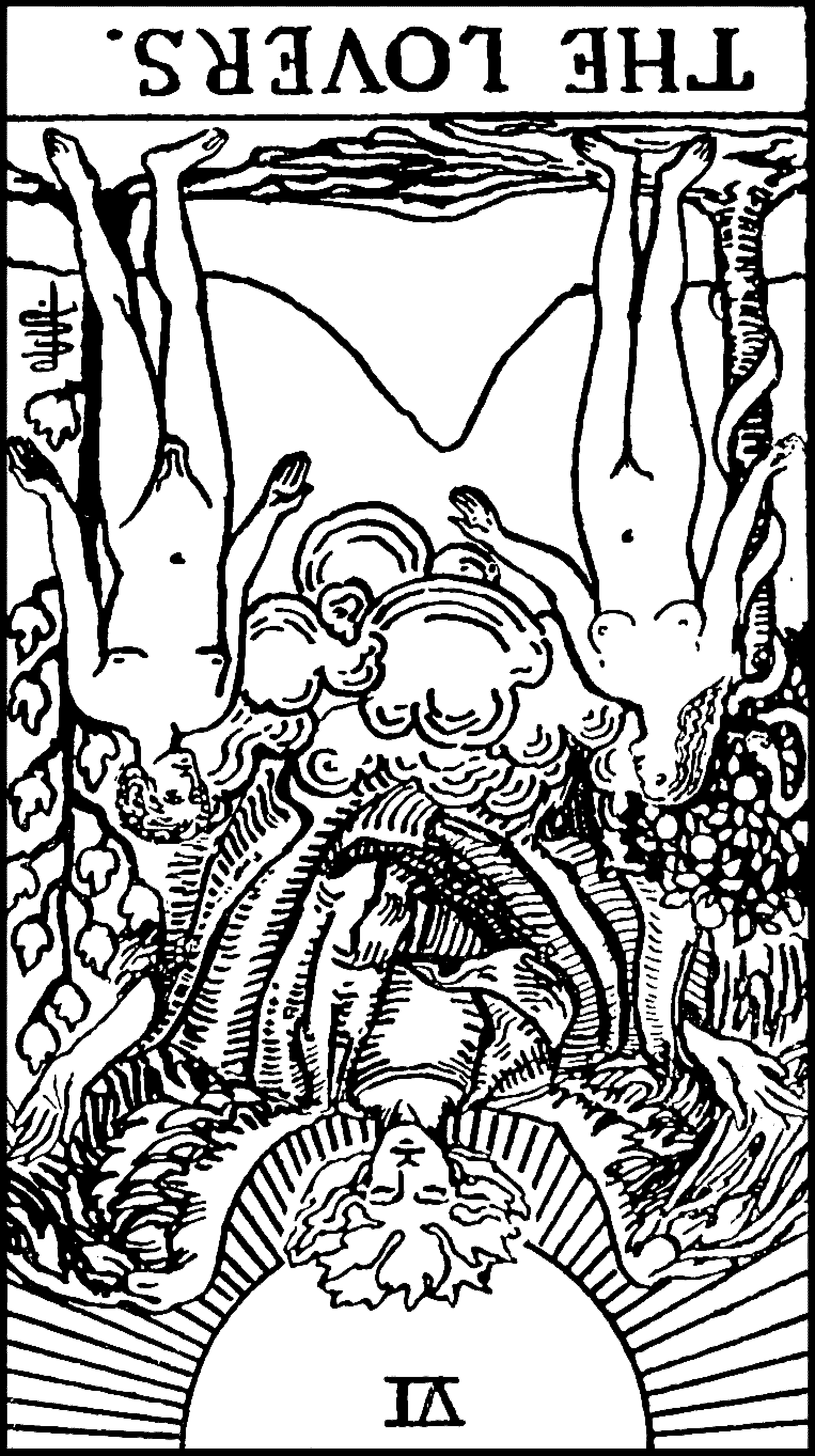 The Lovers (reversed)
