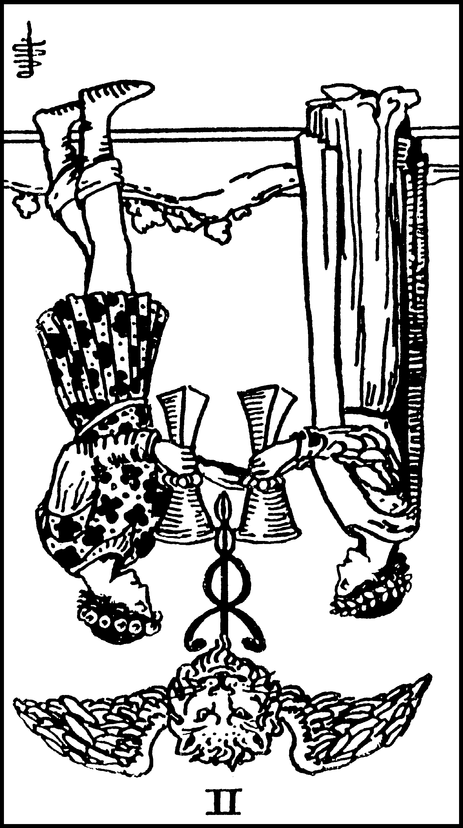 Two of Cups (reversed)